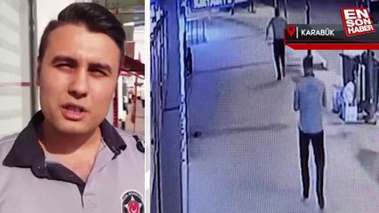 Karabük'te kadının gasbedilmesini güvenlik görevlisi engelledi