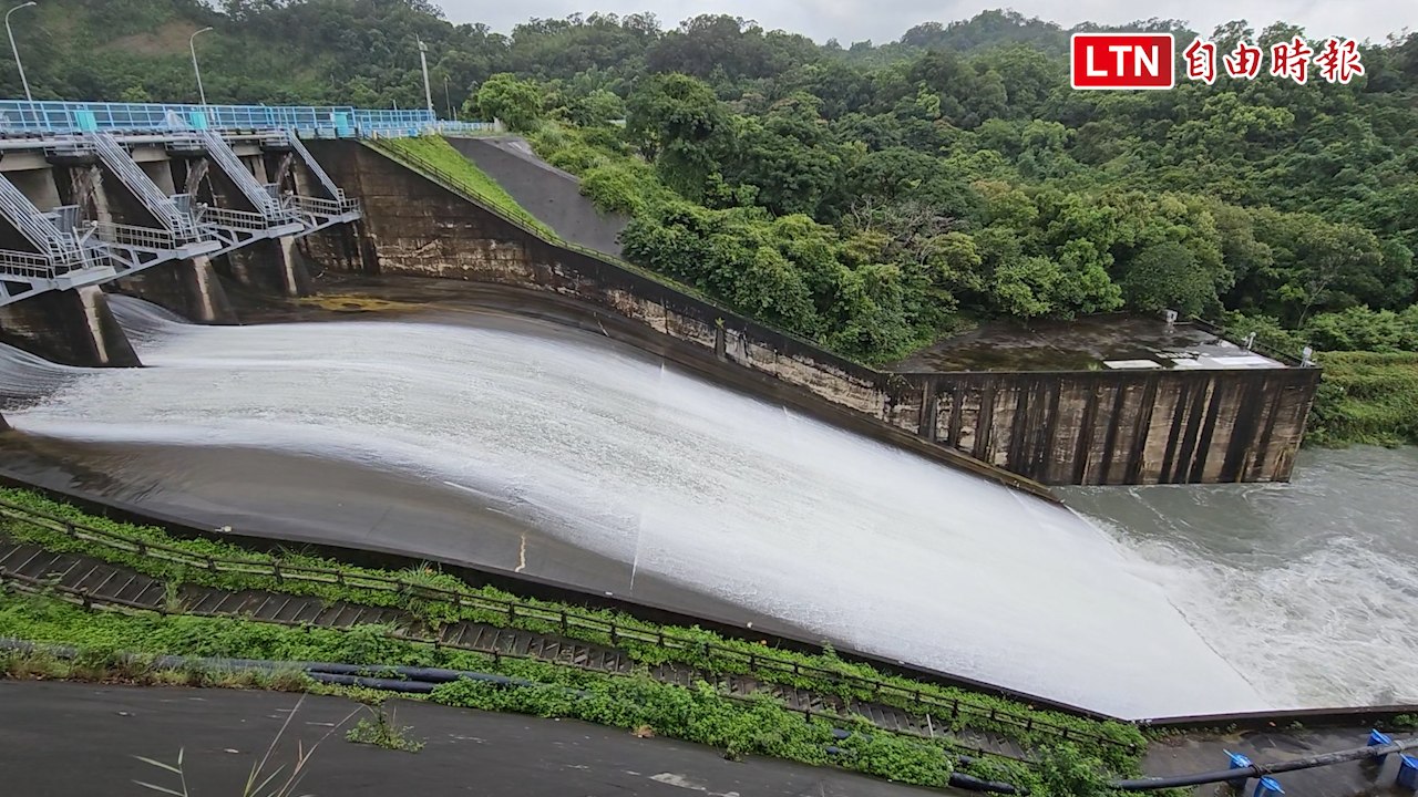 明德水庫洩洪了！卡努颱風逼近 苗栗頭屋降雨全台第一