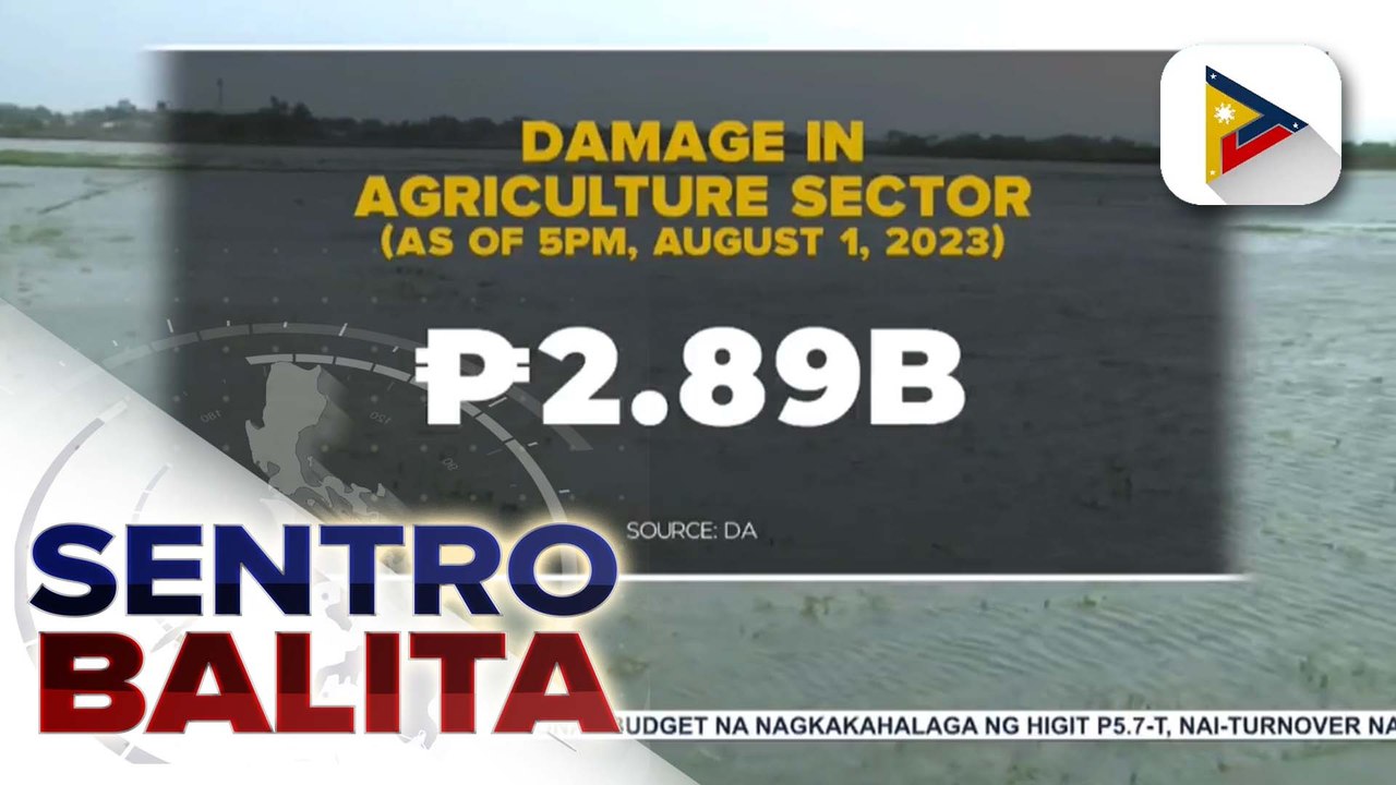 DA: Pinsalang iniwan ng Bagyong #EgayPH sa sektor ng agrikultura, pumalo na sa higit P2.8B ayon sa DA