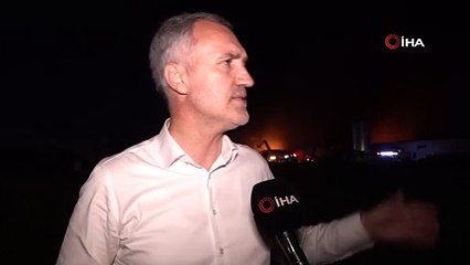 Canlı yayın sırasında fabrika böyle patladı