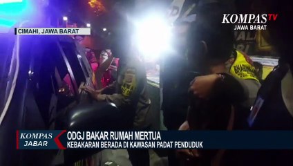 ODGJ Bakar Rumah di Kawasan Padat Penduduk