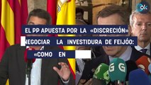 El PP apuesta por la «discreción» para negociar la investidura de Feijóo: «Como en Valencia y Baleares»