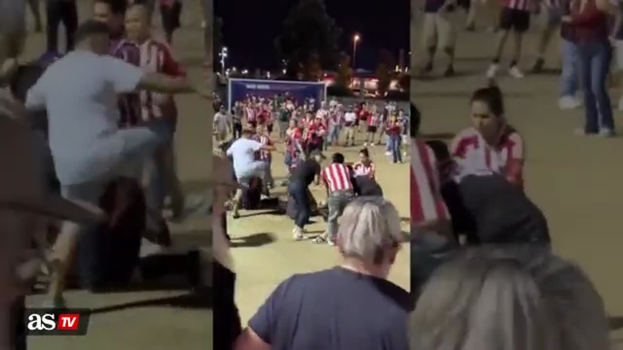 Video: Chivas fans brawl after being eliminated from the Leagues Cup
