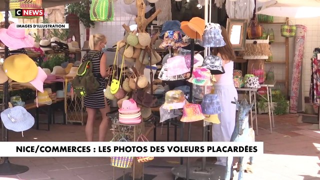Nice: Excédés, certains commerçants, victimes de vols, ont décidé d’afficher les photos des voleurs sur la devanture de leurs magasins - Regardez