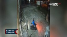 Pelaku Maling Motor Di Rumah Kos-Kosan Terekam Kamera CCTV