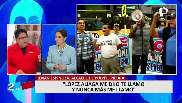 Rennán Espinoza: Serenos y camión de basura de Puente Piedra pagan peaje por transitar