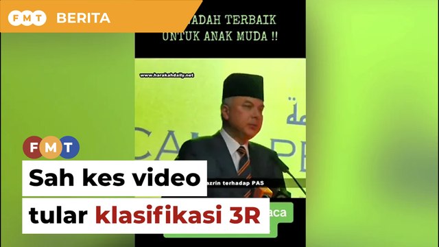 Video kait Sultan Perak dengan kepartian kes 3R, kata KPN