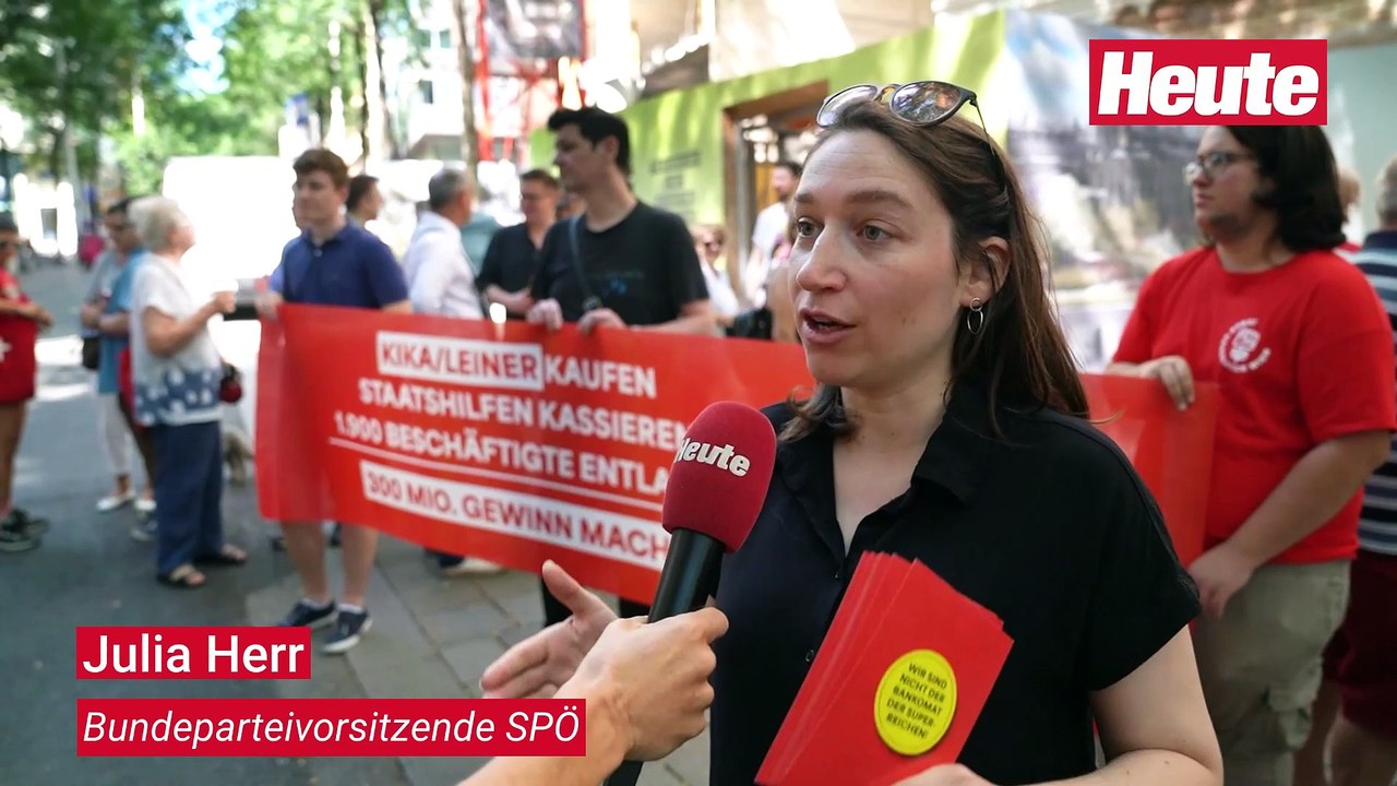 SPÖ protestiert nach Kika/Leiner-Pleite gegen Benko