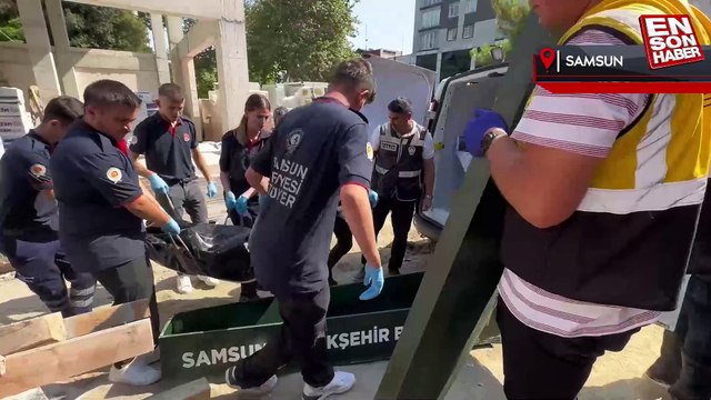 Samsun'da çalıştığı inşaatın asansör boşluğunda ölü bulundu