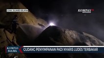 Gudang Penyimpanan Padi Nyaris Ludes Terbakar