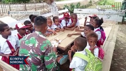 Satgas Yonif 133/YS Rancang Program Teman Pace Tingkatkan Pendidikan di Maybrat