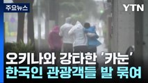 6호 태풍 오키나와 강타...한국 관광객들 발 묶여 / YTN