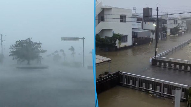 Le typhon Khanun balaye le sud du Japon et tue une personne