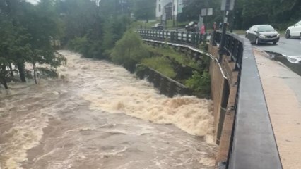 Intense flooding devastates Fish Hatchery Park in Bedford, Nova Scotia *ALARMING!*
