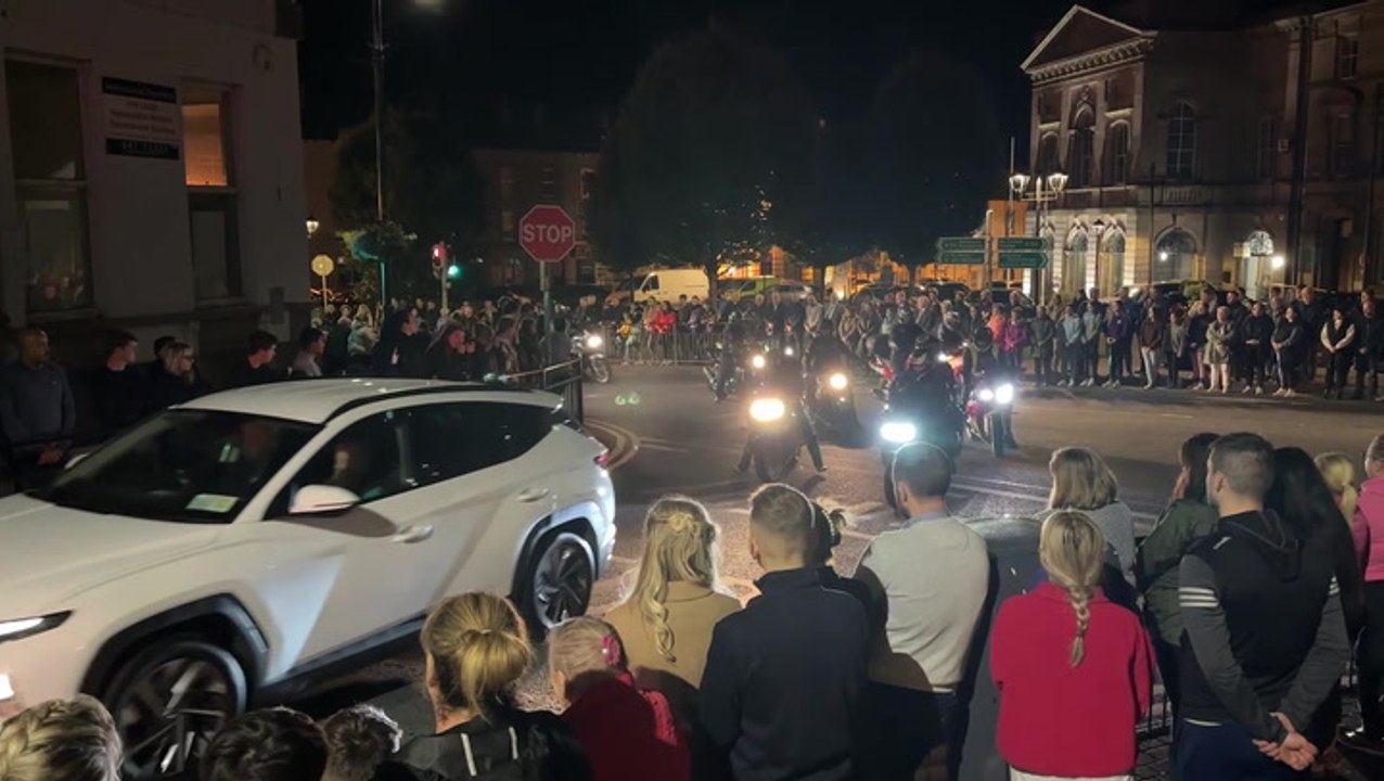 Guard of honour held for teenager killed in car...