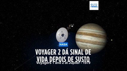 Nave espacial Voyager 2 dá sinal de vida depois de susto