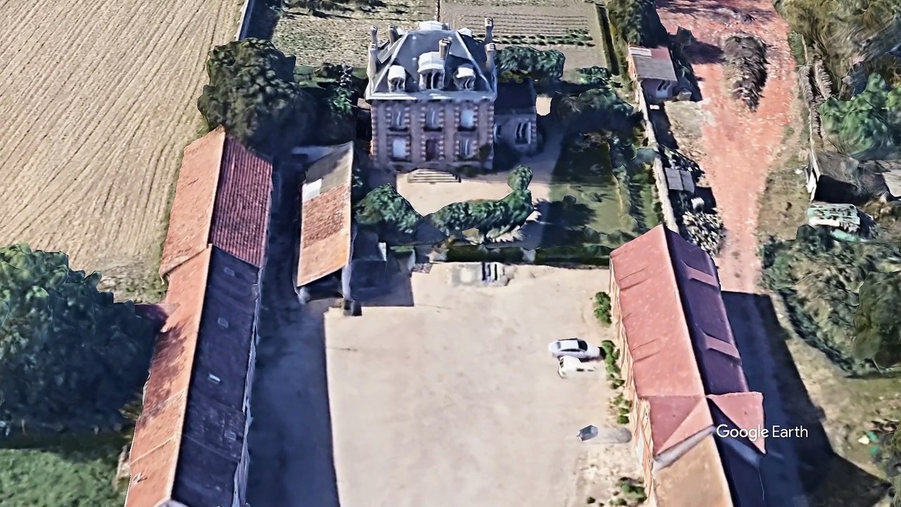 Survol de la Ferme de Marolles