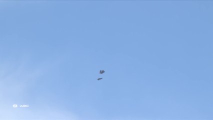 Red Bull's Skydivers land at World Rally Championship event in Estonia