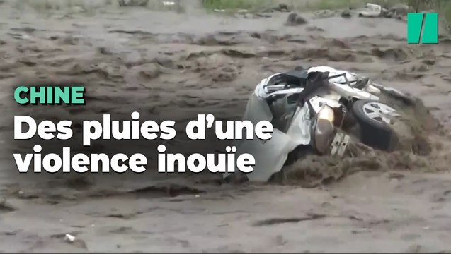 Les images des pluies torrentielles à Pékin, du jamais-vu depuis 140 ans