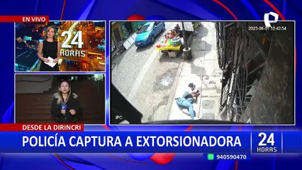 Capturan a extorsionadora cuando cobraba dinero a comerciante