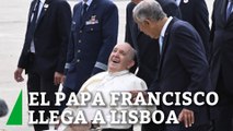 El papa Francisco llega a Lisboa para participar en la JMJ