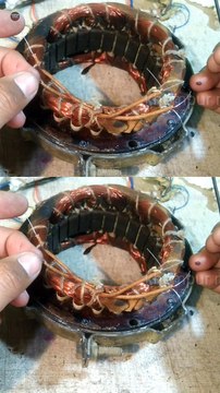 purani Cooler Motor coil connection | cooler motor repair wiring | shorts