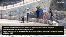 PHOTOS Brigitte Macron au Fort de Brégançon : élancée en combinaison, sortie sans Emmanuel mais bien accompagnée !