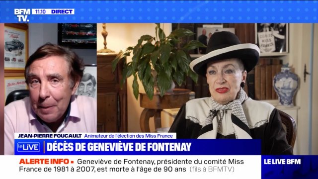 Jean-Pierre Foucault évoque sa relation avec Geneviève de Fontenay