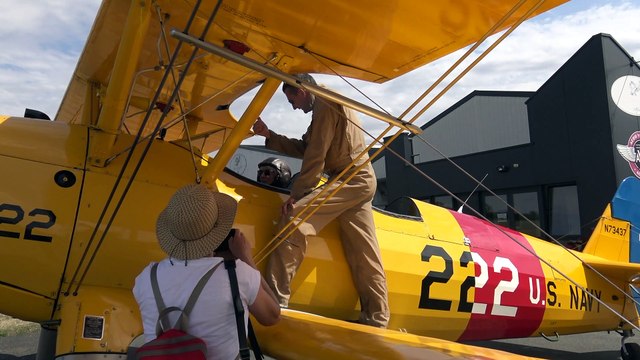 18-07-23 Vol à sensations en Boeing Stearman 1ère partie