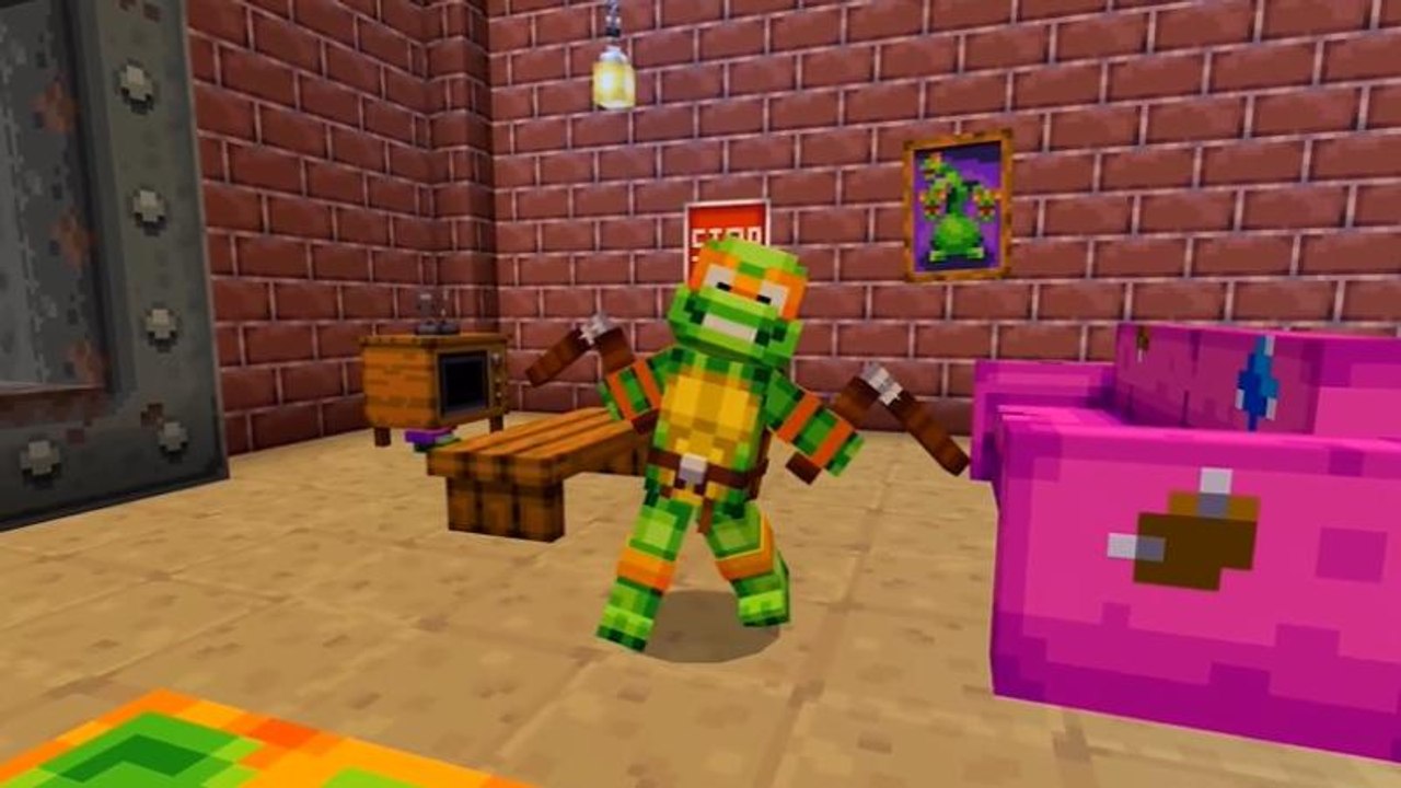 Minecraft x Teenage Mutant Ninja Turtles - Tráiler de Colaboración