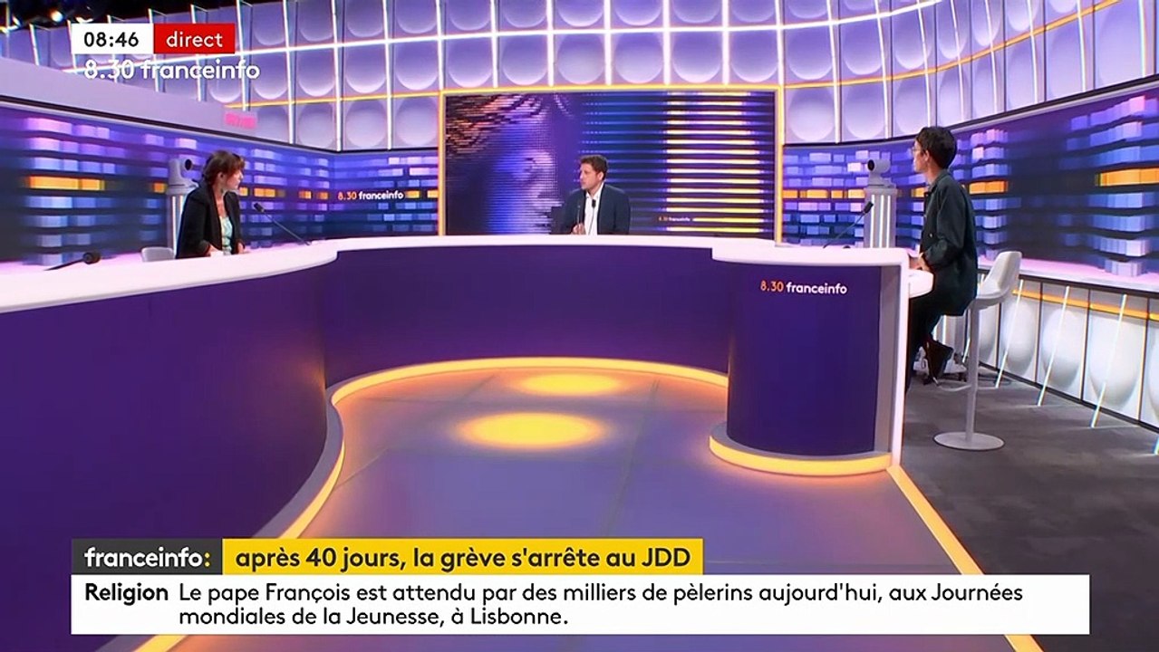 "Vous étiez sur Europe 1" : Julien Bayou déstabilisé sur Franceinfo après avoir insinué qu'il refuserait les interviews du "JDD"