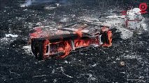 Pes dedirten olay: Otluk alanda yakılan çekyatlar yangına sebep oldu