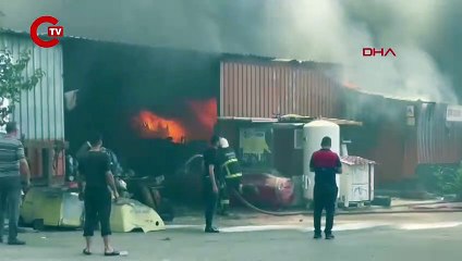 Osmaniye'de temizlik yapılan tankerde patlama: 2 yaralı