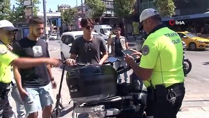 Bağdat Caddesi'nde kurallara uymayan elektrikli scooter sürücülerine ceza