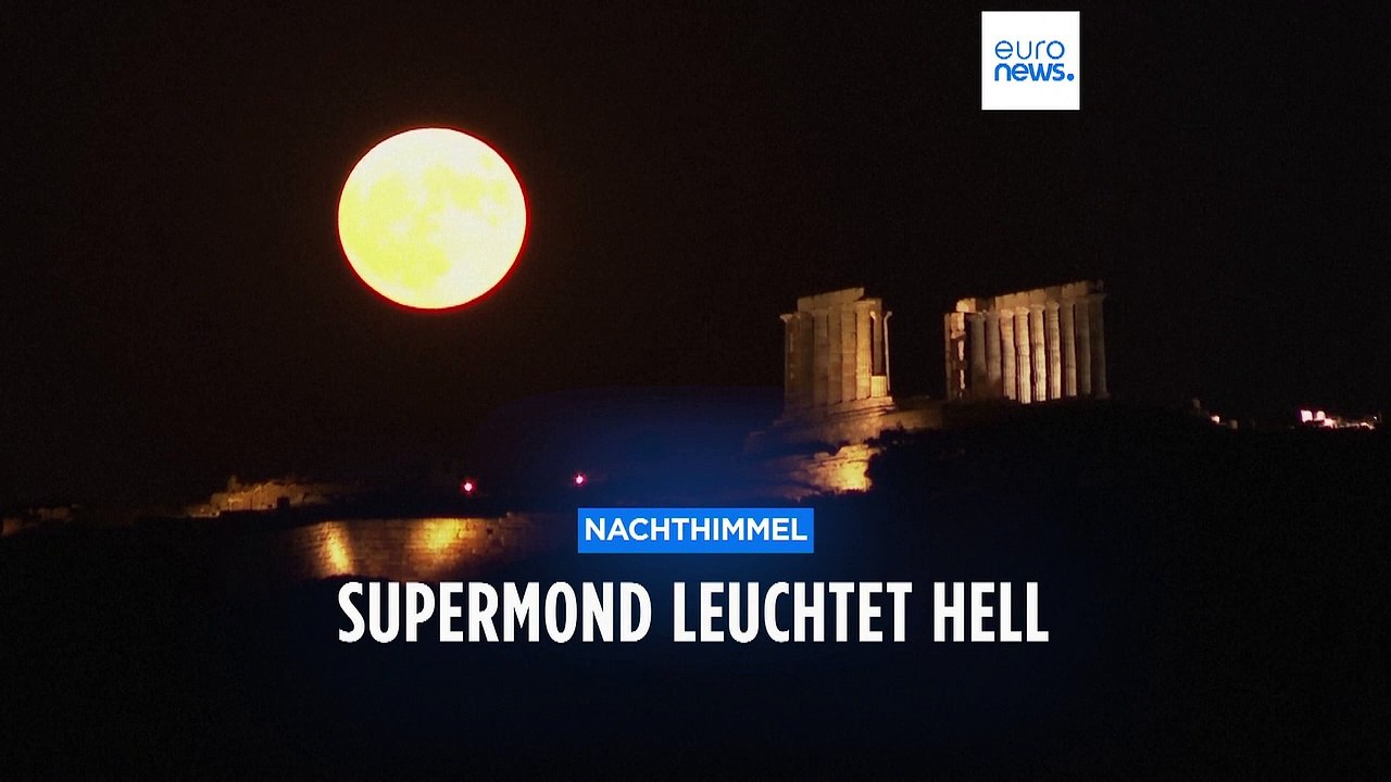 Eindrucksvolle Bilder vom Super-Vollmond