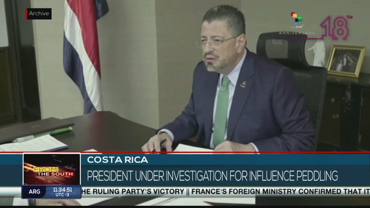 Costa Rica: Public Prosecutor's Office investigates President Rodrigo Chaves for influence peddling