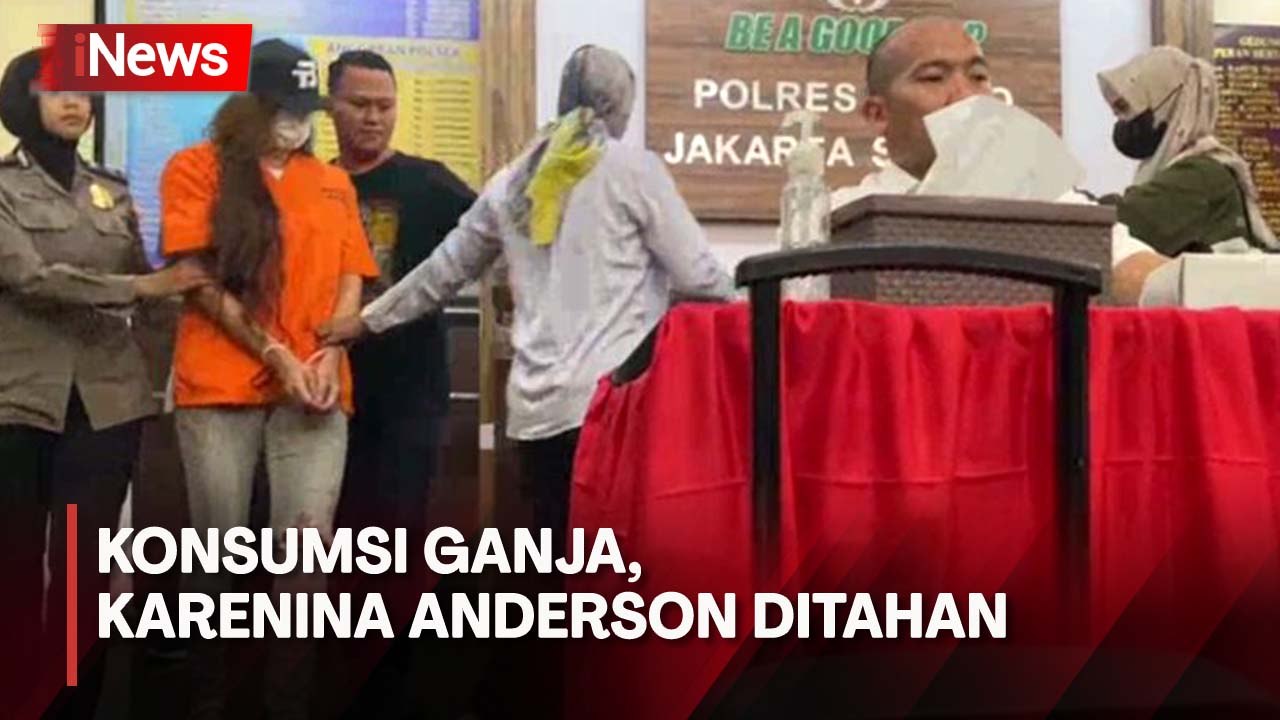 Karenina Anderson Konsumsi Ganja, Bukti Diamankan 4,4 Gram