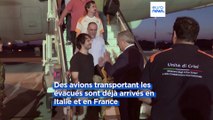 Niger : les premiers ressortissants européens évacués arrivent à Paris et à Rome