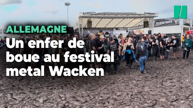 La pluie et la boue privent le plus grand festival de metal au monde de 35 000 spectateurs