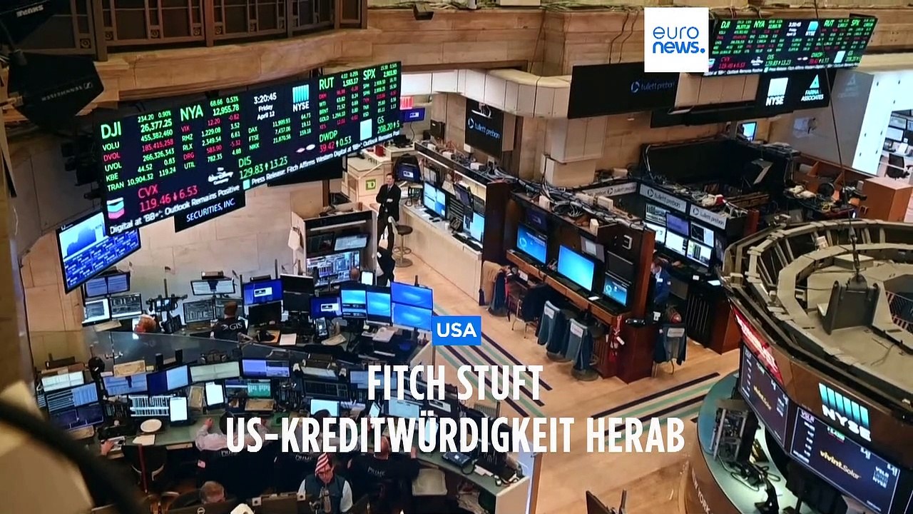 Von AAA auf AA+: Fitch stuft Kreditwürdigkeit der USA herab