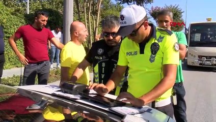 Inspection des minibus à Bakırköy： Pénalité pour les contrevenants