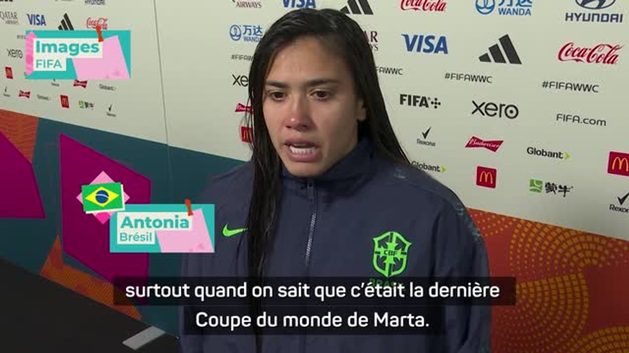 Brésil - Antonia : "Un moment très triste pour Marta et pour nous"