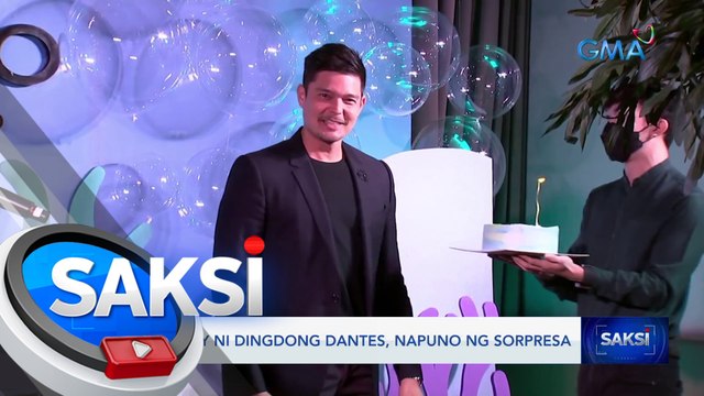 Birthday ni Dingdong Dantes, napuno ng sorpresa | Saksi