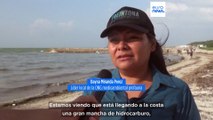 Los ecologistas denuncian un vertido de petroleo en la costa del Golfo de México