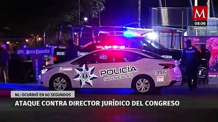 Son 3 los involucrados en asesinato del director jurídico del Congreso de NL, afirma la Fiscalía