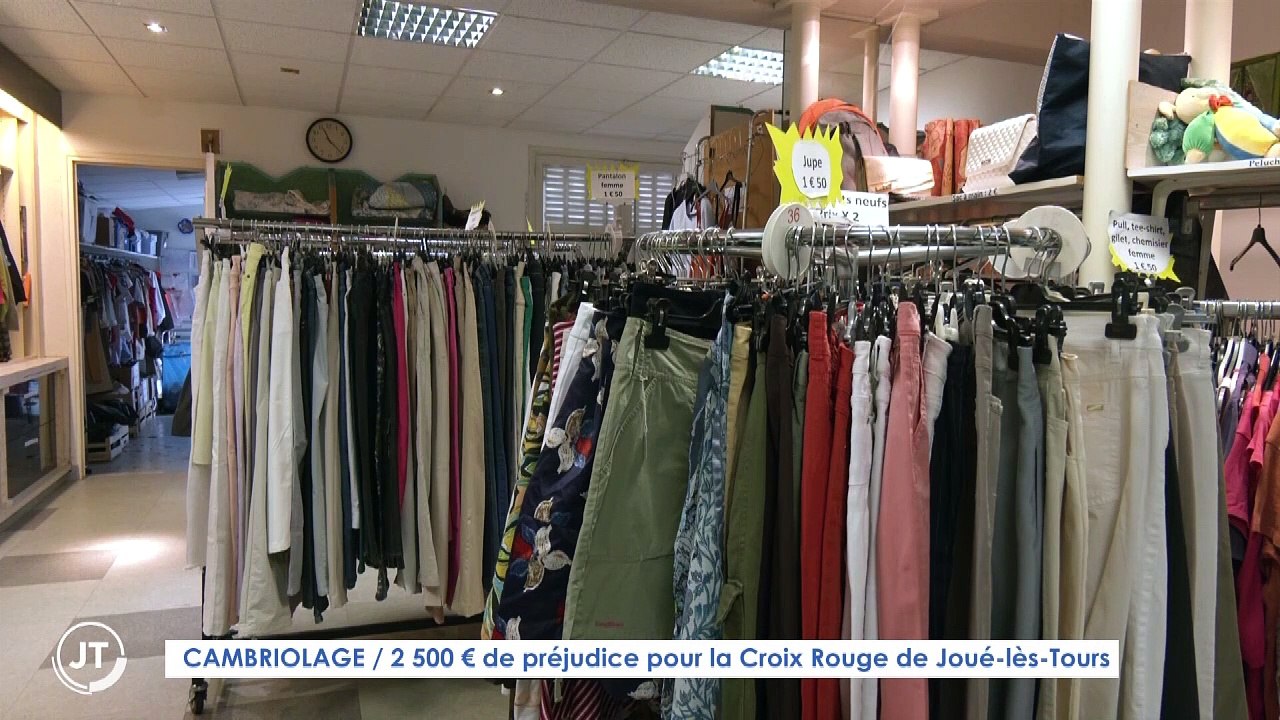 CAMBRIOLAGE / 2 500 euros de préjudice pour la Croix Rouge de Joué-lès-Tours