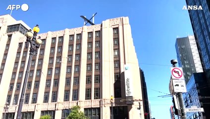 San Francisco batte Musk, rimossa la X da sede Twitter