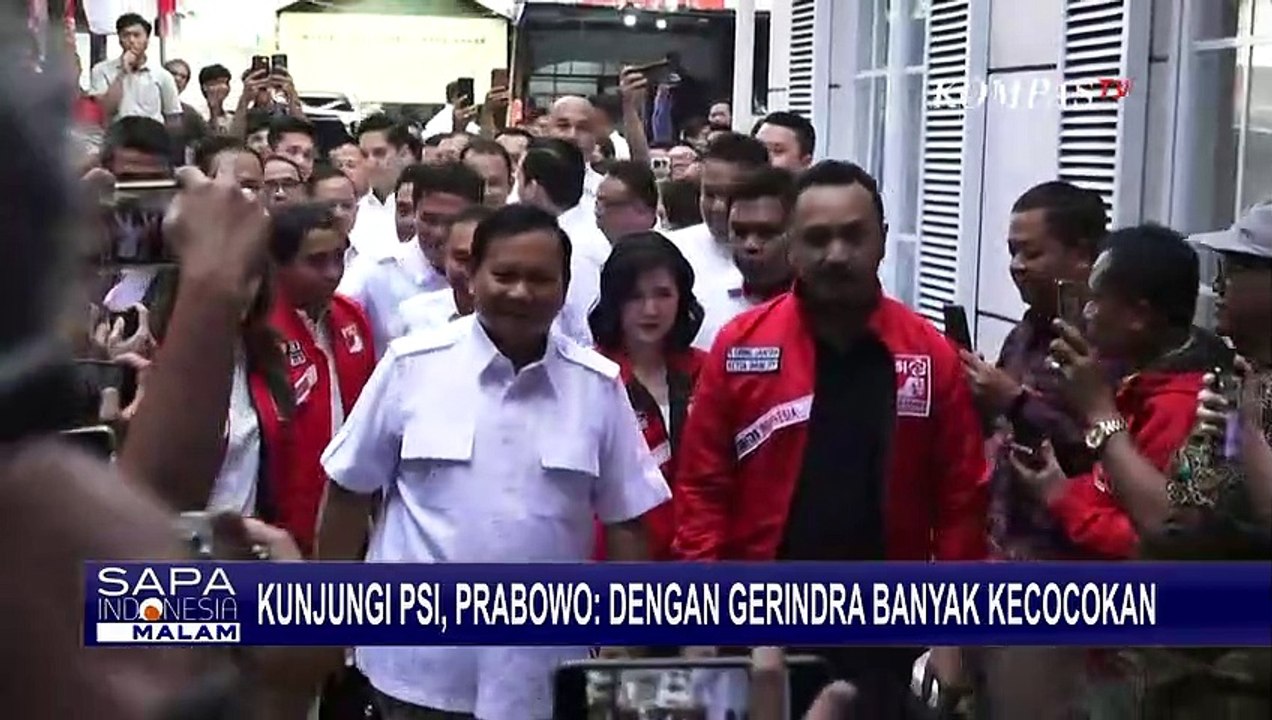 Kunjungi PSI, Prabowo Ungkap PSI dan Gerindra Miliki Banyak Kesamaan!