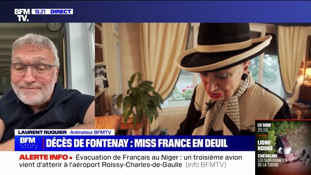 Laurent Ruquier sur Geneviève de Fontenay: Elle aimait rire, elle aimait beaucoup l'humour