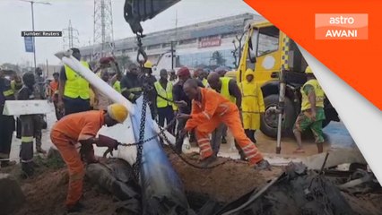 4 cedera helikopter terhempas atas bangunan di Nigeria